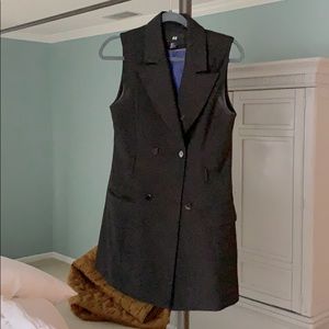 HM long blazer vest